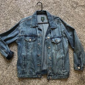 medium wash jean jacket